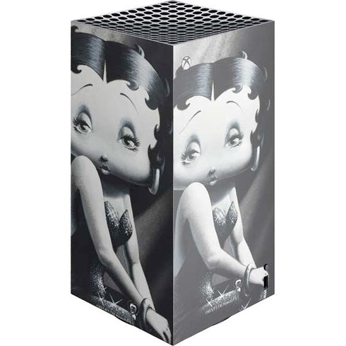 Betty Boop Black and White XBox Series X Digital Edition Console Skin